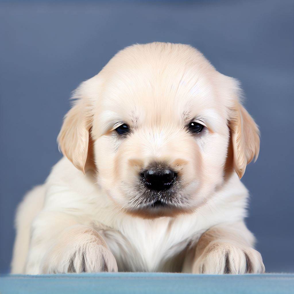 English Cream Golden Retriever Puppy